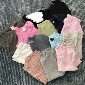 Girls Tops Lots size 9/10, 11/12 tank tee long sleeve